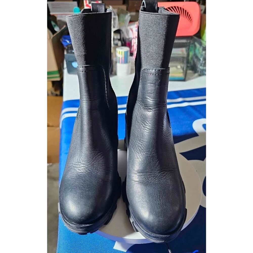 Rag & Bone black Shiloh High Chelsea Boots pre loved size 6.5
